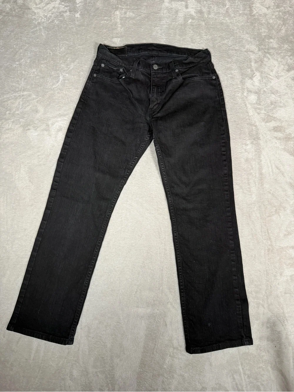 Levi's Black Men's Straight-Leg Jeans
